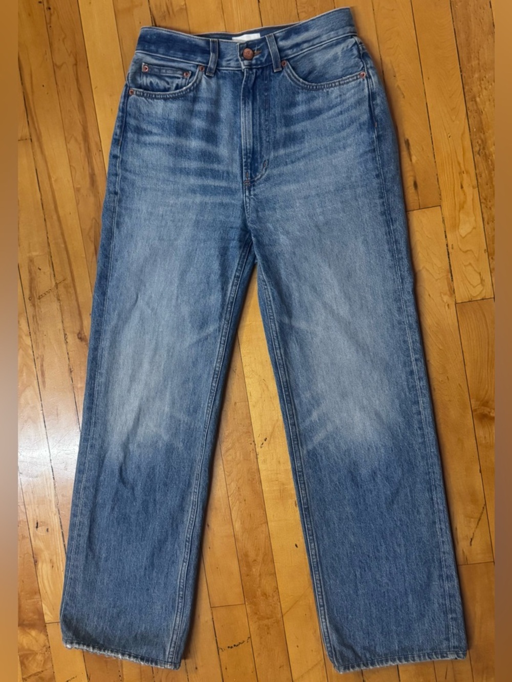 Doen Laurent Jeans in Faded Blue Wash - Picture 3 of 12